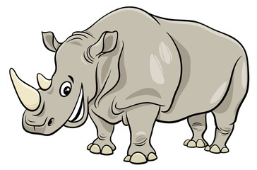 funny rhinoceros animal cartoon character © Igor Zakowski