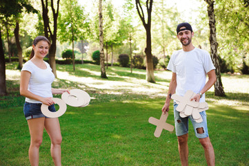 Outdoor games - Tic Tac Toe