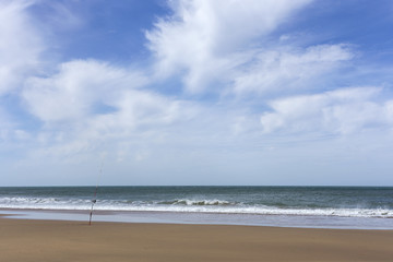Fototapeta premium Typical wild beach in Tangier