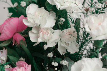 Flower bouquet background.