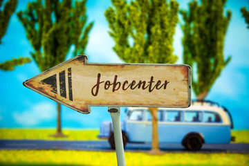 Schild 321 - Jobcenter