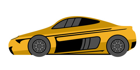 Fototapeta na wymiar Isolated racing car icon