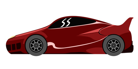 Isolated racing car icon