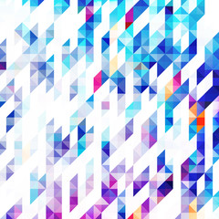 Fluid colors background. Texture of triangles.