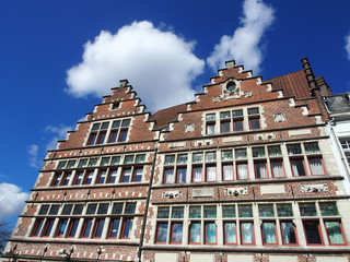 Gent: Häuser in der historischen Altstadt
