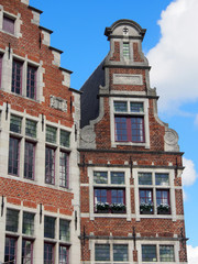 Gent: Häuser in der historischen Altstadt