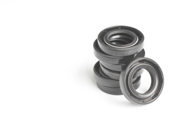 Oil Seal chemical resistance for Industrial on white background.