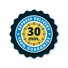 30 minutes Express Delivery illustration