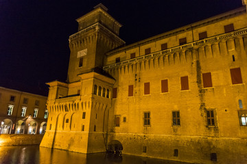 The Estense castle in Ferrara