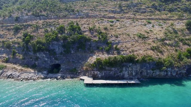 Small dock in Albania