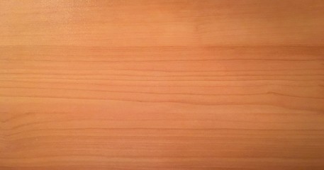 Fototapeta premium Light brown soft varnished wood texture surface as background. Grunge washed wooden planks table pattern top view.