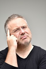 Obraz premium Adult Male Deciding