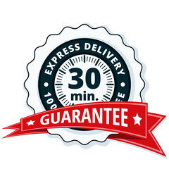 30 minutes Express Delivery illustration