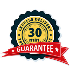 30 minutes Express Delivery illustration