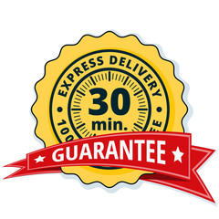 30 minutes Express Delivery illustration