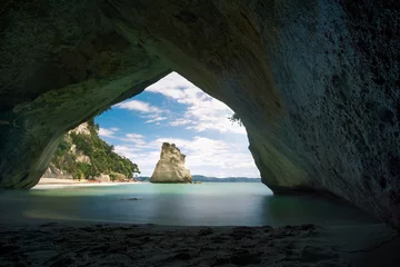 Printed kitchen splashbacks Cathedral Cove Cathedral Cove, Neuseeland