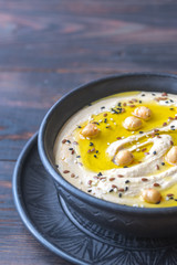 Bowl of hummus