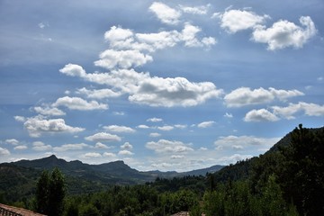 Nuvole e cielo panoramico 