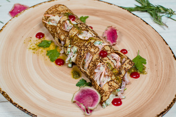 russian meal for menu