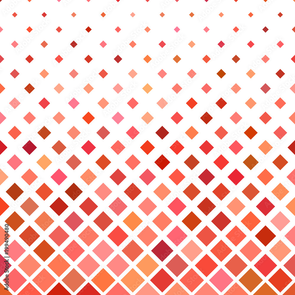 Poster color abstract square pattern background - geometric vector illustration from diagonal squares in re