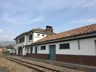 Fototapeta na wymiar Estación del tren, Paipa 