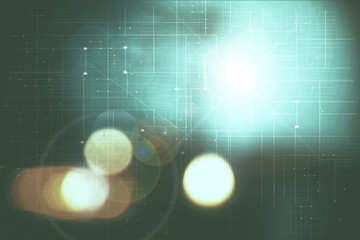 Moderner High-Tech Hintergrund mit Schaltplan und Lichtreflexen