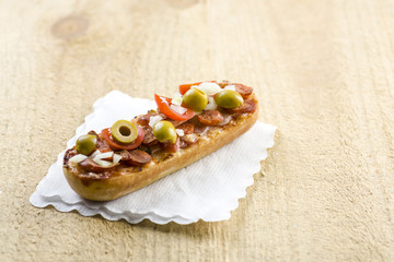 mini pizza and casseroles