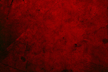 Red concrete wall