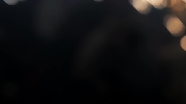 Correfocs. Festival in Catalonia. Blurred and Abstract Lights