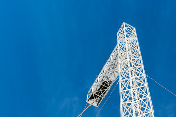 Modern geometry city buildings