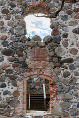 Doorway of a ruined castle
