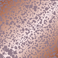 Vector decorative background with imitation of pink gold. Rose gold for design and decoration of surfaces, invitations and business cards