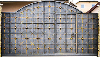 Obraz premium large forged gate