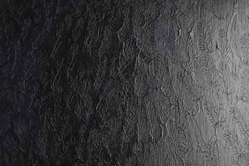 Black organic hand painted background