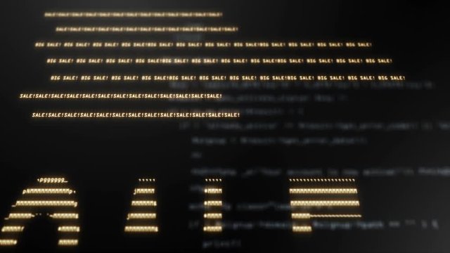 Sale Code in Terminal