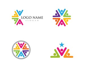 community care Logo template