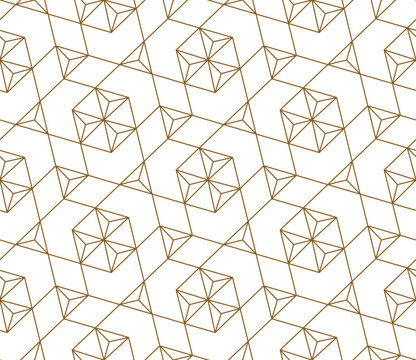 Abstract geometric pattern with crossing thin lines. Seamless linear rapport. Stylish fractal texture. Vector pattern to fill the background, laser engraving and cutting.