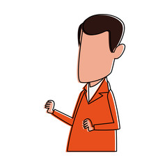 Doctor male cartoon vector illustration graphic design