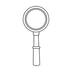 Magnifying glass symbol vector illustration graphic design