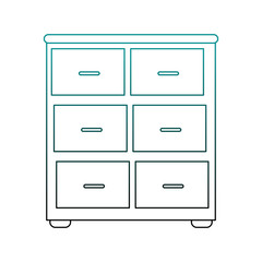 file cabinet isolated vector illustration graphic design