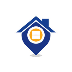 House Position Logo Icon Design