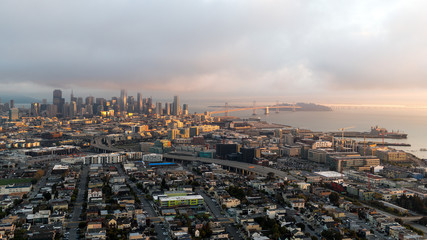 Fototapeta na wymiar San Francisco's Central Waterfront