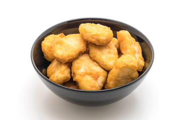 Chicken nuggets with sauce