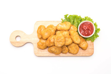 Chicken nuggets with sauce