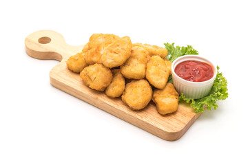 Chicken nuggets with sauce