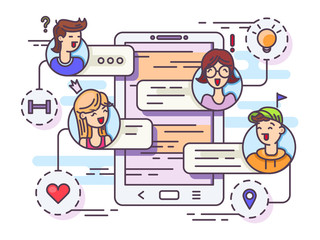 General chat group in messenger