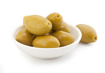 Some marinated olives