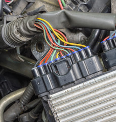 Colorful electric wiring