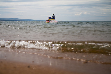 bike on the water