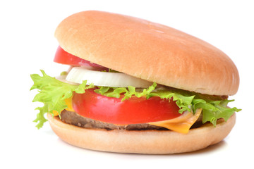 Fresh hamburger